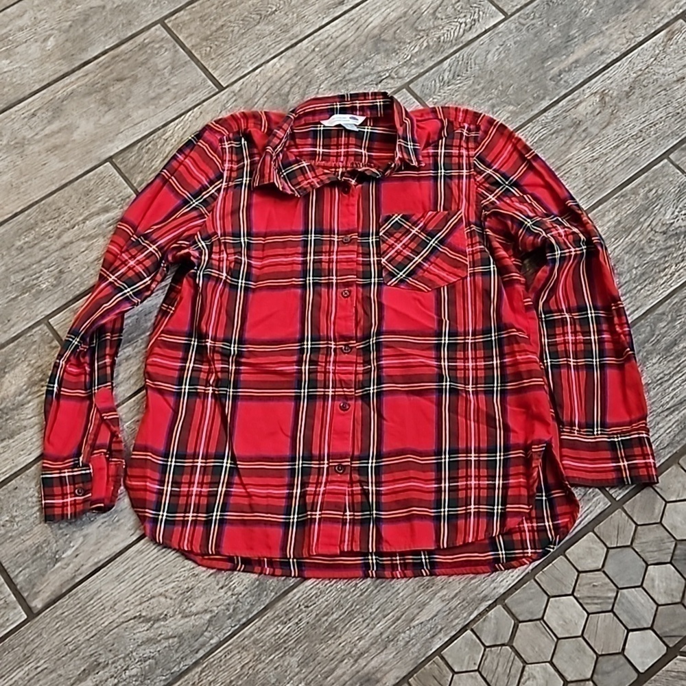 Old Navy Flannel Button Up Shirt Large